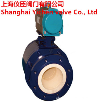 Pneumatic Actuator Flange Type Ceramic Ball Valve